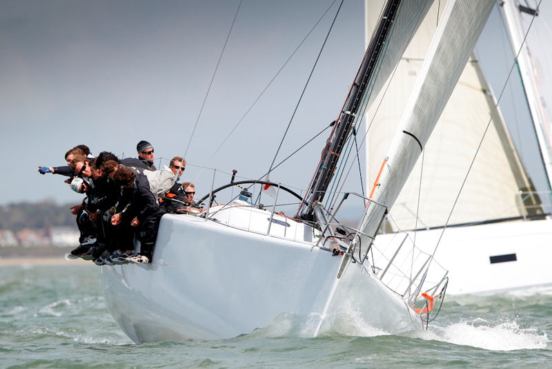 BKA sailors on-board Farr 45 Kolga photo copyright Paul Wyeth / RYA taken at  and featuring the Farr 45 class