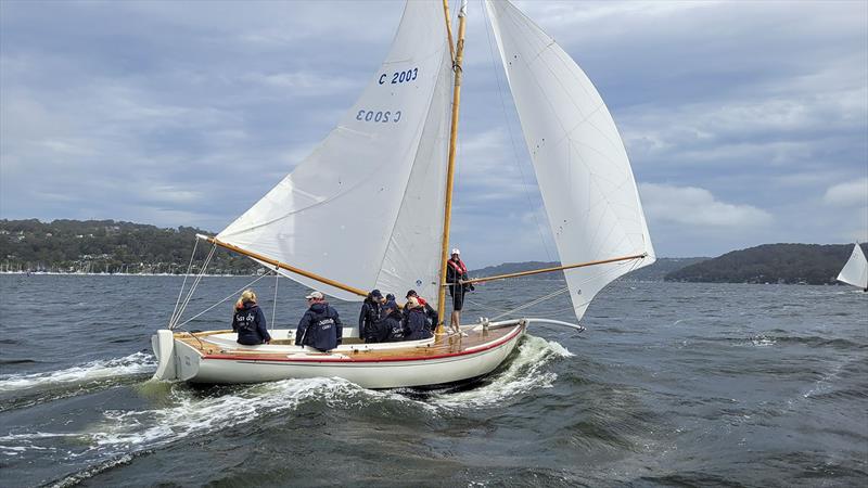 Sydney Couta Boat Week - Sandy on Pittwater photo copyright Couta Boat Association taken at Sorrento Sailing Couta Boat Club and featuring the Couta Boat class