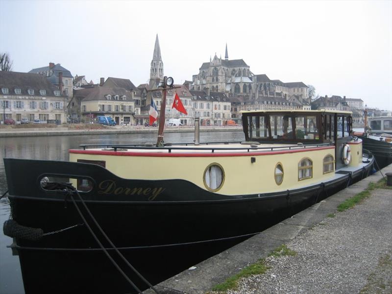 Mark & Jane have a part share in the barge Dorney kept in France - photo © Mark Lee