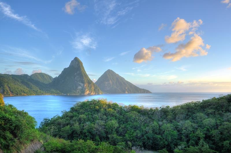 Saint Lucia Pitons photo copyright Tradewind Voyages taken at  and featuring the  class