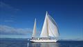 Irene under sail in Georgia Strait © Ginger Niemann