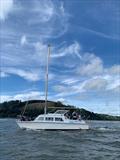 Solway Yacht Club Cadets Adventure Day - Solway Yacht Club's “Alicat” heading for Hestan © Sally Mackay