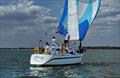The best performance trophy for Cruisers and Dinghies was awarded to Mike Banks with Tramp - 51st Mersea Week © Chrissie Westgate