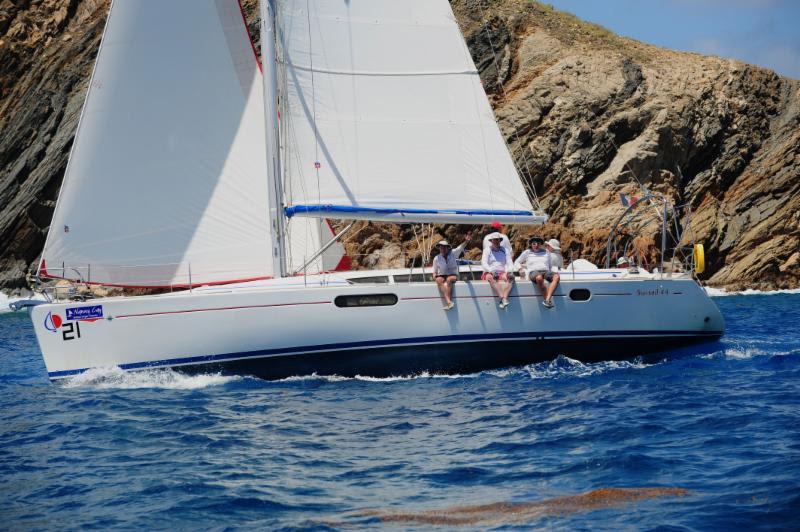 Warvor, Willem Ellemeet's Sunsail 44i win CSA Bareboat 2 in the BVI Spring Regatta - photo © Todd VanSickle