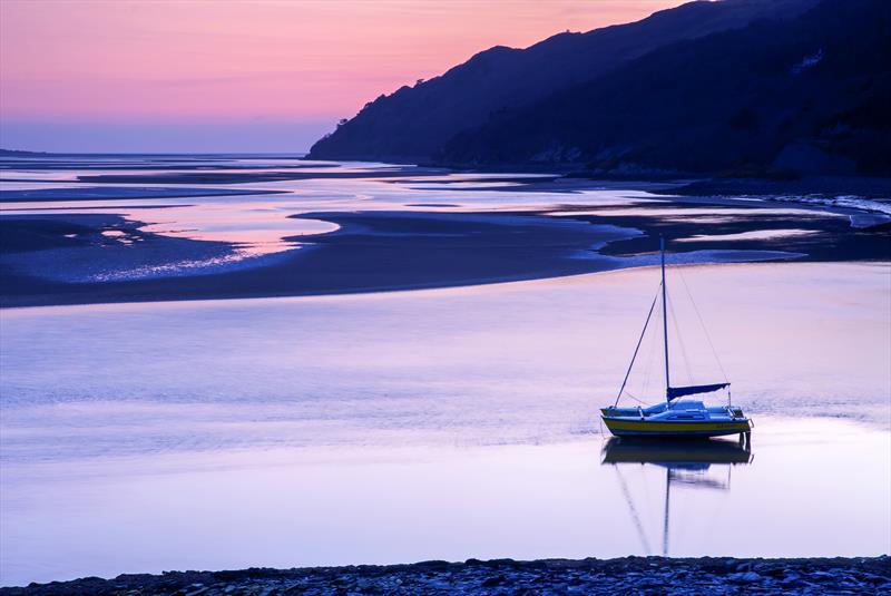 Twilight on the Dyfi Estuary, Gwynedd, Wales photo copyright Josh Cooper taken at  and featuring the Cruising Yacht class