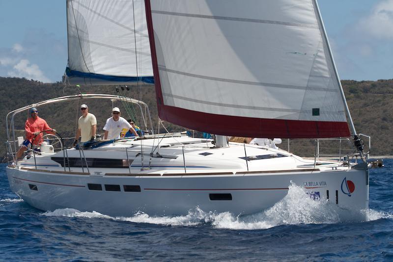 Sunsail 51, BYRA La Bella Vita, John Fourqurean (VA, USA) on day 2 of the BVI Spring Regatta photo copyright BVISR / www.ingridabery.com taken at Royal BVI Yacht Club and featuring the Cruising Yacht class