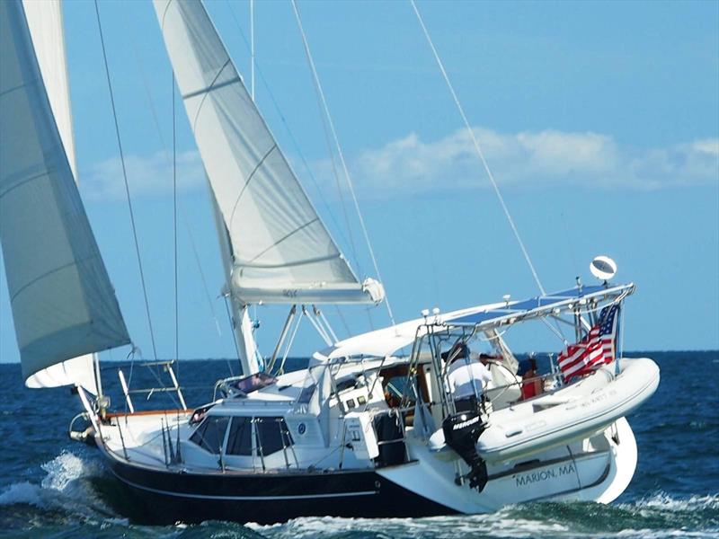 'Frolic' Ray Cullum's Dixon 44 has retired from the Marion Bermuda Race and is heading to Bermuda photo copyright Talbot Wilson taken at Blue Water Sailing Club and featuring the Cruising Yacht class