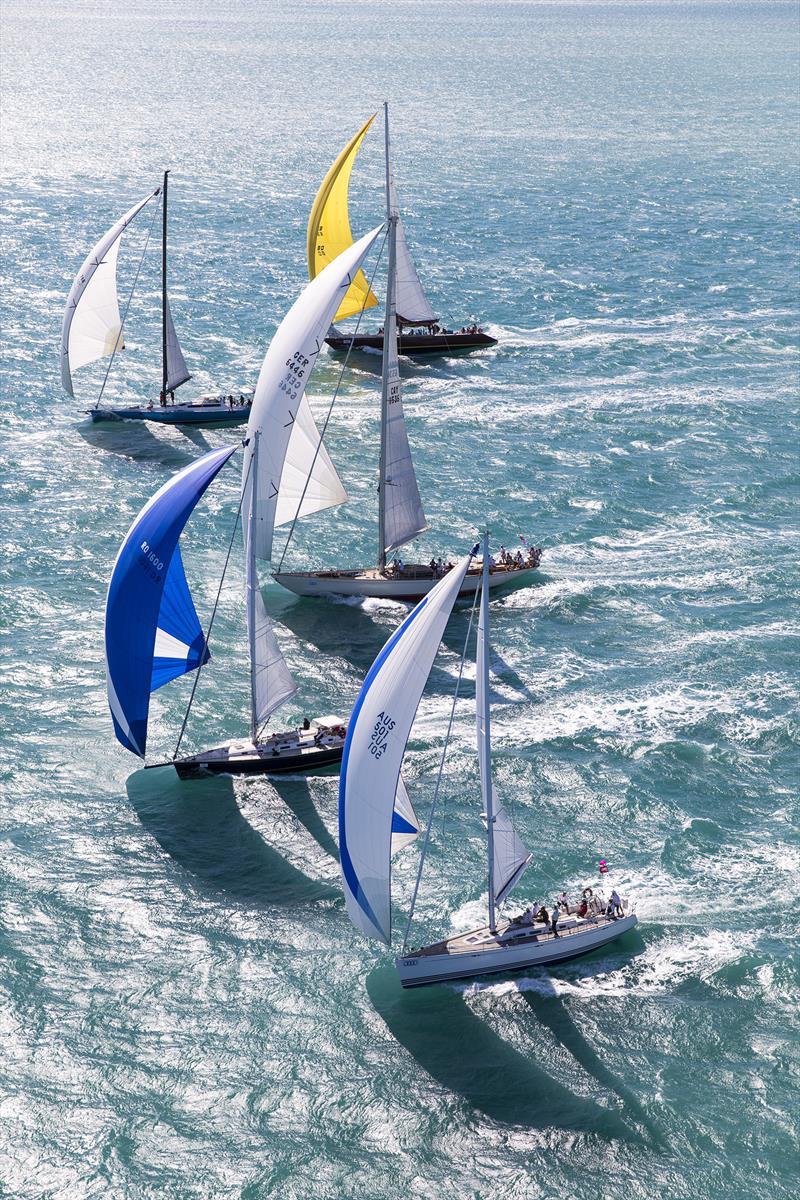 Cruising fleet final day at Audi Hamilton Island Race Week 2017 photo copyright Andrea Francolini taken at Hamilton Island Yacht Club and featuring the Cruising Yacht class