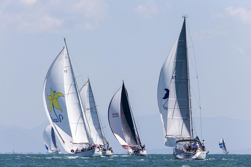 The two Vanillas with Shazam and Y Knot on day 4 at SeaLink Magnetic Island Race Week photo copyright Andrea Francolini taken at Townsville Yacht Club and featuring the Cruising Yacht class