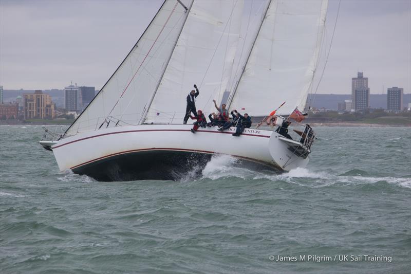 Ocean Venture during the Small Ships Race photo copyright James M Pilgrim / UK Sail Training taken at Royal Yacht Squadron and featuring the Cruising Yacht class