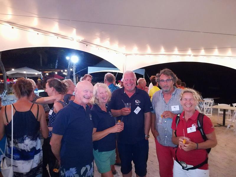 2018 ARC Europe - Nanny Cay - Welcome drinks photo copyright World Cruising taken at  and featuring the Cruising Yacht class