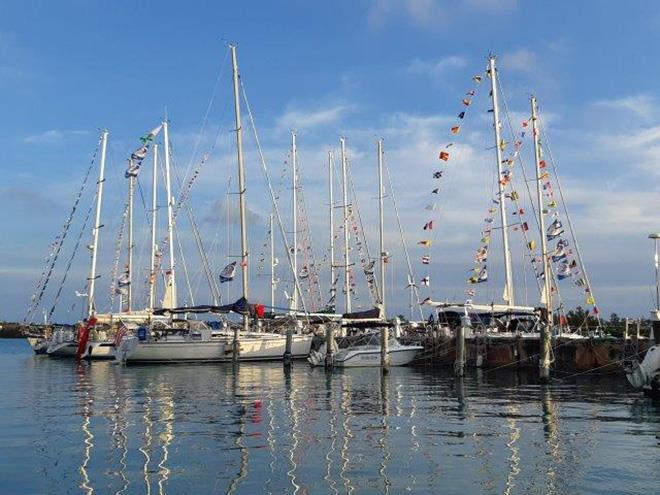 2018 ARC Europe - Bermuda - Views Dinghy Club photo copyright World Cruising taken at  and featuring the Cruising Yacht class