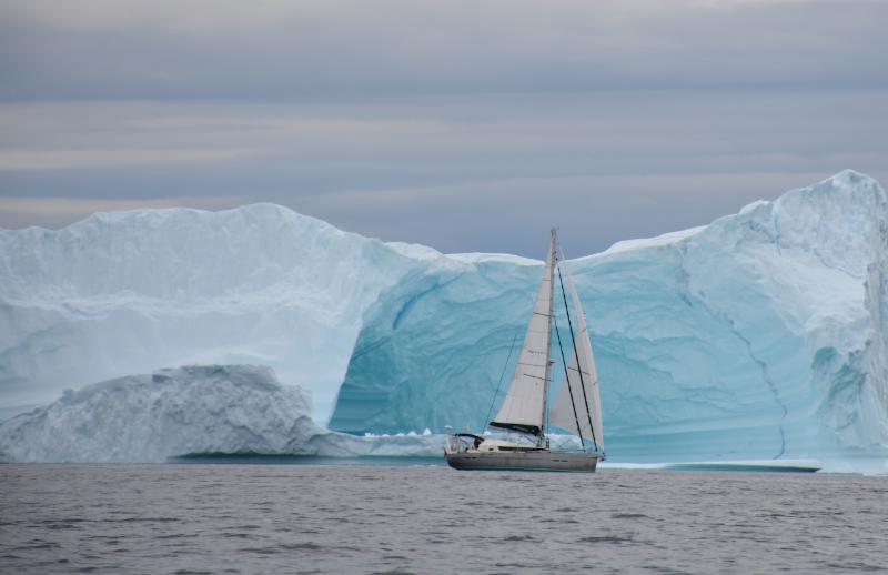 Aventura, is a 13.50m aluminium yacht incorporating some unique features never seen in a yacht of this type before, pictured here in the Northwest Passage - photo © The Cruising Association