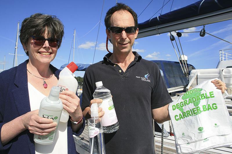 Fruit preserving first class sailing - Jeanette Jones and Charlie Tulloch Principal First Class Sailing photo copyright Xan Phillips taken at  and featuring the Cruising Yacht class