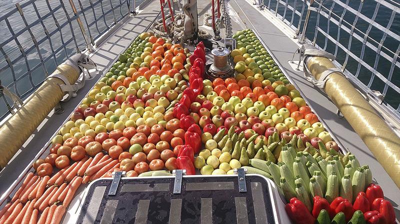 Fruit preserving first class sailing - Fruit before ARC Rally  photo copyright Xan Phillips taken at  and featuring the Cruising Yacht class