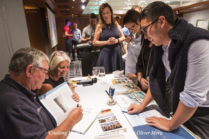 Cruising Hong Kong - the Authors get writers' cramp! photo copyright Olly Merz taken at  and featuring the Cruising Yacht class