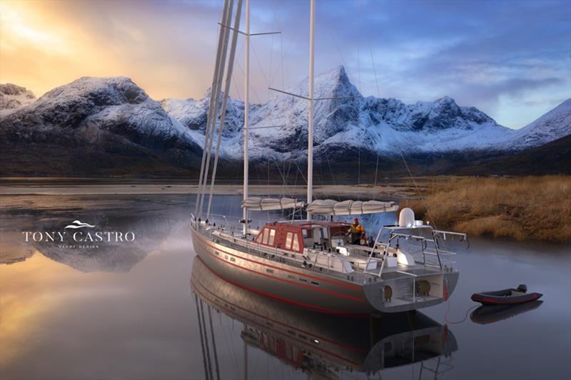 KMY Pelagic 77 photo copyright Sand People taken at  and featuring the Cruising Yacht class