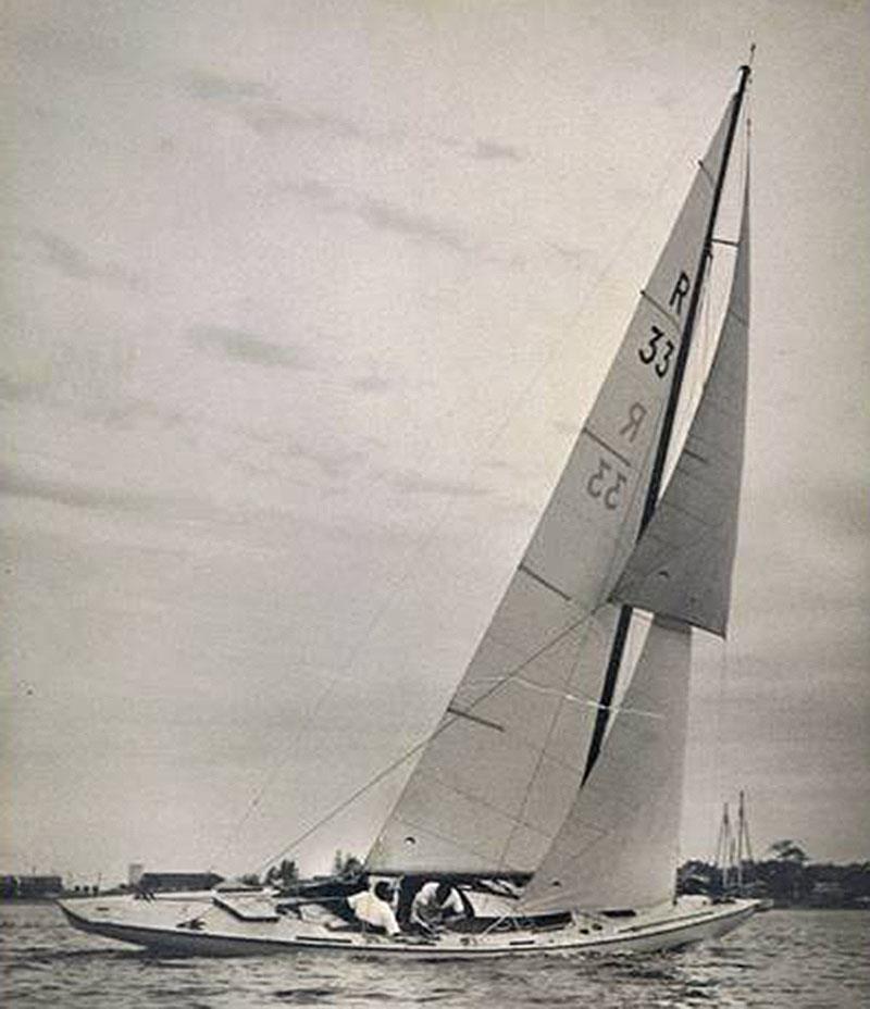 Flame in her glory days - soon to return BTW photo copyright Photo supplied taken at Royal Freshwater Bay Yacht Club and featuring the Cruising Yacht class