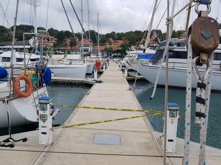 Quarantine at Nongsa Point Marina - photo © Peter and Ginger Niemann