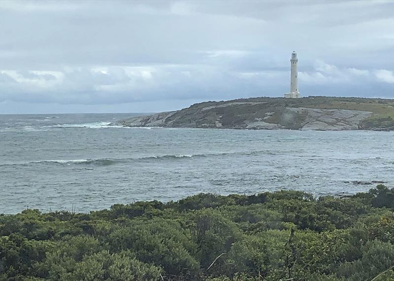 Cape Leeuwin WA - where the Indian and Southern Oceans meet - Had to see it! Had no idea what it looked like, but had passed well South of it four times!  photo copyright Jeanne Socrates taken at  and featuring the Cruising Yacht class