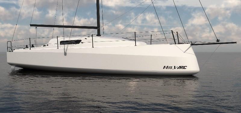 M35'WRC white in water 3-4 front view photo copyright Moana Bluewater Yachts taken at  and featuring the Cruising Yacht class