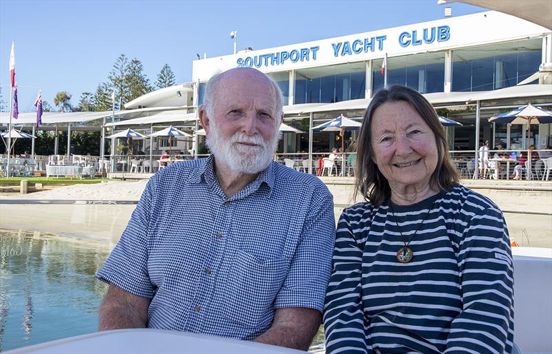 Living Legends. Bill Hatfield and Jeanne Socrates photo copyright John Curnow taken at  and featuring the Cruising Yacht class