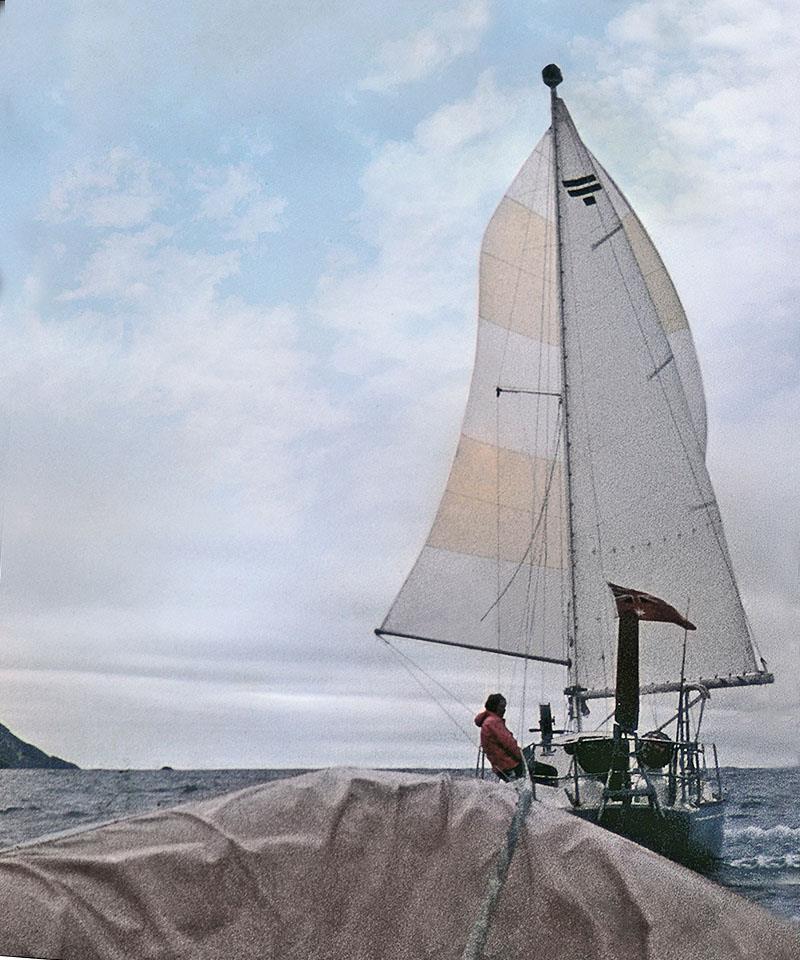 Rounding the Horn in a Triton 24 - Bill Hatfield - photo © Bill Hatfield