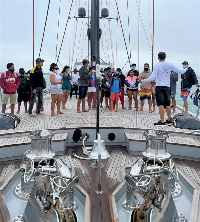 YachtAid Global Sailing and Swimming School-Galapagos on Board SY Seahawk photo copyright YachtAid Global taken at  and featuring the Cruising Yacht class