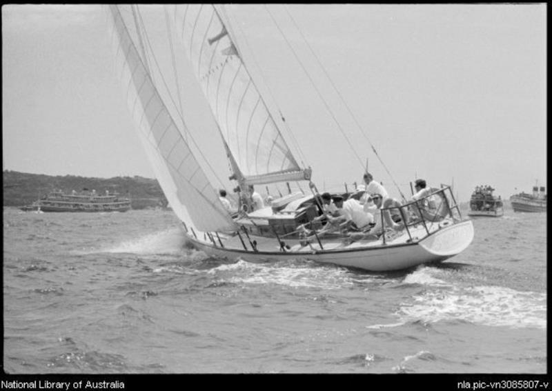 Fidelis Sydney Hobart Race start 1966 - photo © Reimers collection / Swedish Maritime Museum