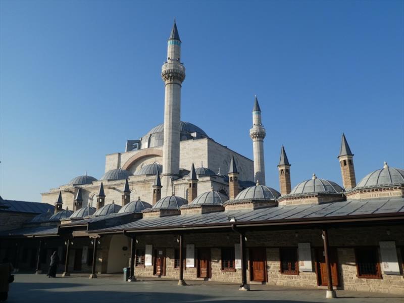 Mevlana Müzesi and the Sleeping Sultan Tombs photo copyright SV Red Roo taken at  and featuring the Cruising Yacht class