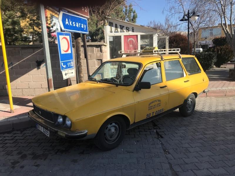 They even use the Renault 12 as local taxi's, this one found near the underground city at Derinkuyu photo copyright SV Red Roo taken at  and featuring the Cruising Yacht class