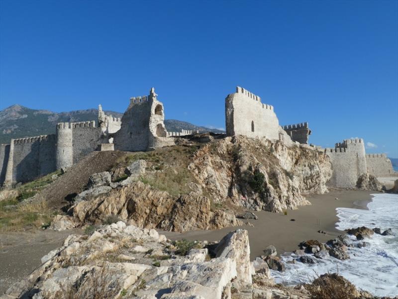Mamure Castle - Currently under Restoration photo copyright SV Red Roo taken at  and featuring the Cruising Yacht class