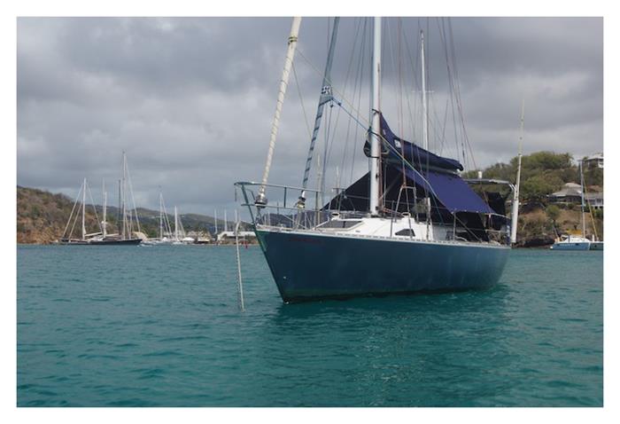 Zen Again in English Harbour, Antigua photo copyright Nicki Reynolds taken at Ocean Cruising Club and featuring the Cruising Yacht class