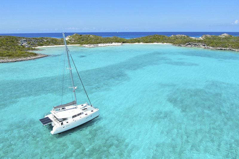 Anchored in the Bahamas photo copyright Nautilus Sailing taken at  and featuring the Cruising Yacht class