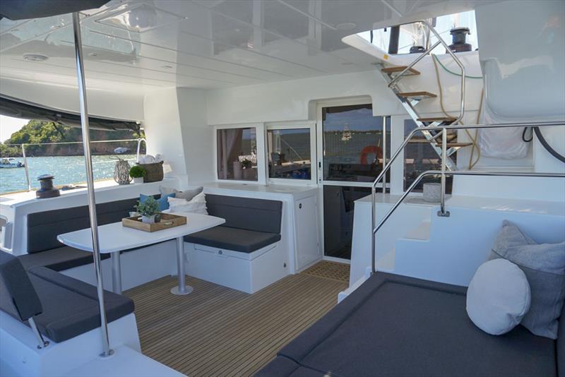 Aft deck on Sail Luna photo copyright Sail Luna taken at  and featuring the Cruising Yacht class