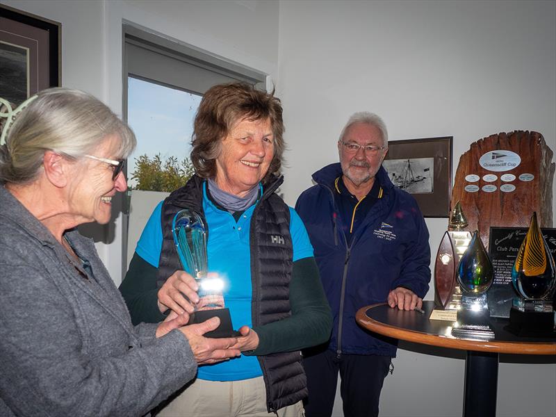 Vicky Bayly winner Queenscliff Maritime Museum KISS Passage Radio Operators Trophy photo copyright Denise Smeaton taken at Queenscliff Cruising Yacht Club and featuring the Cruising Yacht class
