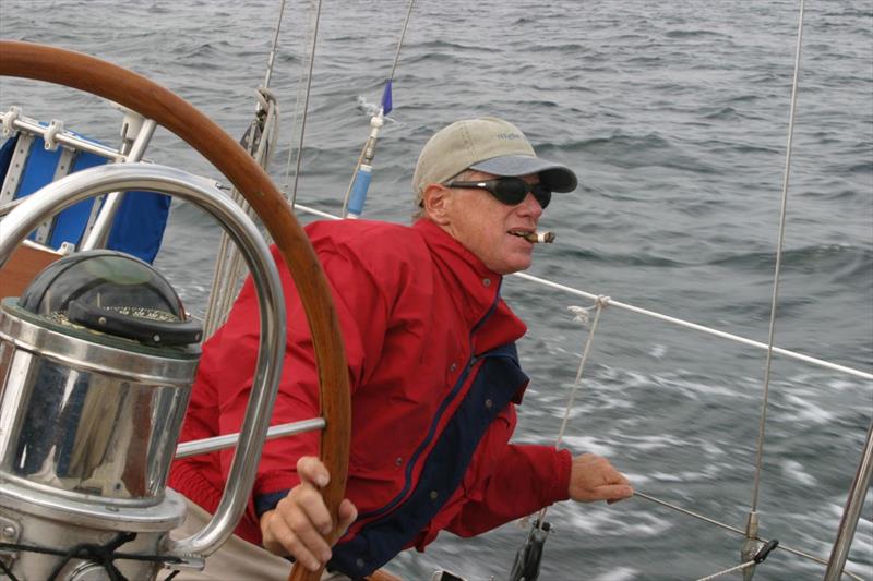 David Tunick often sails solo on his 55-foot Sparkman & Stephens yawl, Night Watch - photo © David Tunick