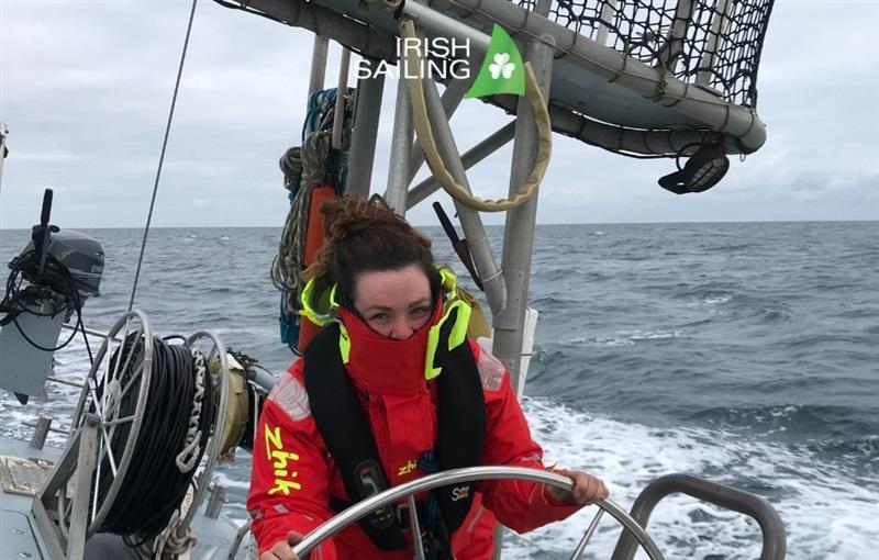 Leonie Conway sets sail photo copyright Irish Sailing taken at Irish Sailing Association and featuring the Cruising Yacht class