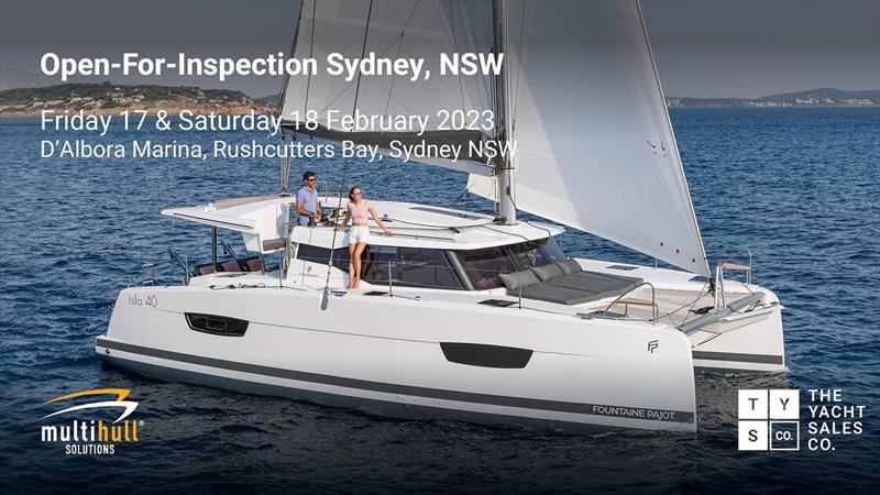 Yachts Open-For-Inspection Sydney, NSW photo copyright Multihull Solutions taken at  and featuring the Cruising Yacht class