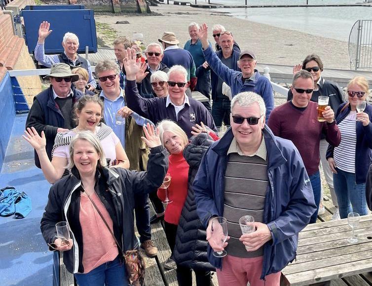 Royal Harwich Yacht Club 'Cruise in Company' to Burnham photo copyright Gordon Sutton taken at Royal Harwich Yacht Club and featuring the Cruising Yacht class