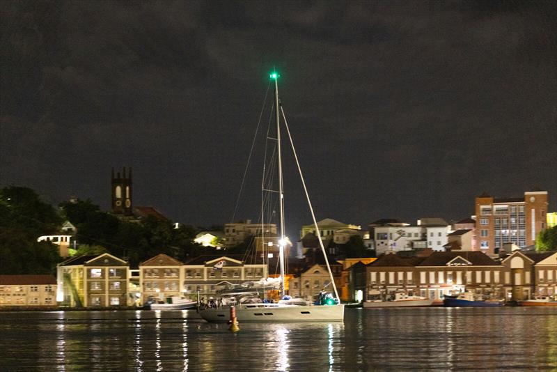 Nessum Dorma arrives in St Georges Harbour, Grenada, having secured line honours in ARC  2023 - photo © WCC / Arthur Daniel