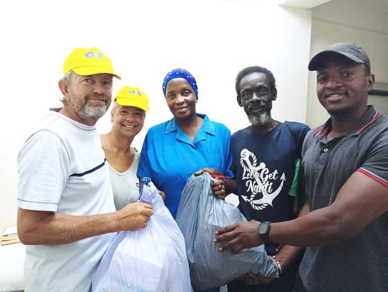 The Mullers delivering supplies to medical personnel in The Gambia photo copyright Paul & Lori Muller taken at  and featuring the Cruising Yacht class