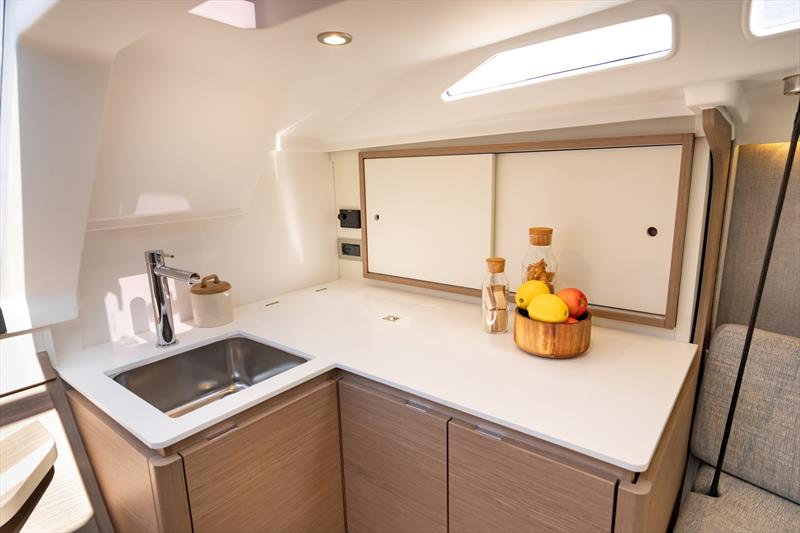 Grand Soleil Blue - Kitchen photo copyright Gianluca Naphtalina Camporesi taken at  and featuring the Cruising Yacht class