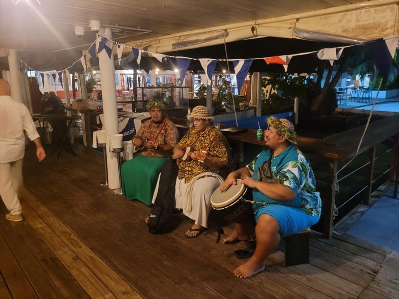 World ARC 2025-26 fleet at the Bora Bora Yacht Club photo copyright World Cruising Club taken at  and featuring the Cruising Yacht class