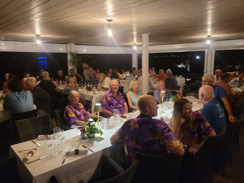 World ARC 2025-26 fleet at the Bora Bora Yacht Club photo copyright World Cruising Club taken at  and featuring the Cruising Yacht class