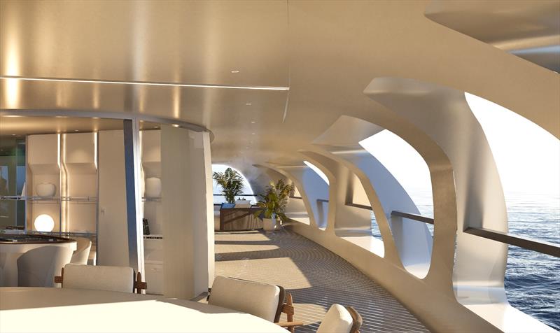 AERA - main deck exterior aft - photo © Royal Huisman