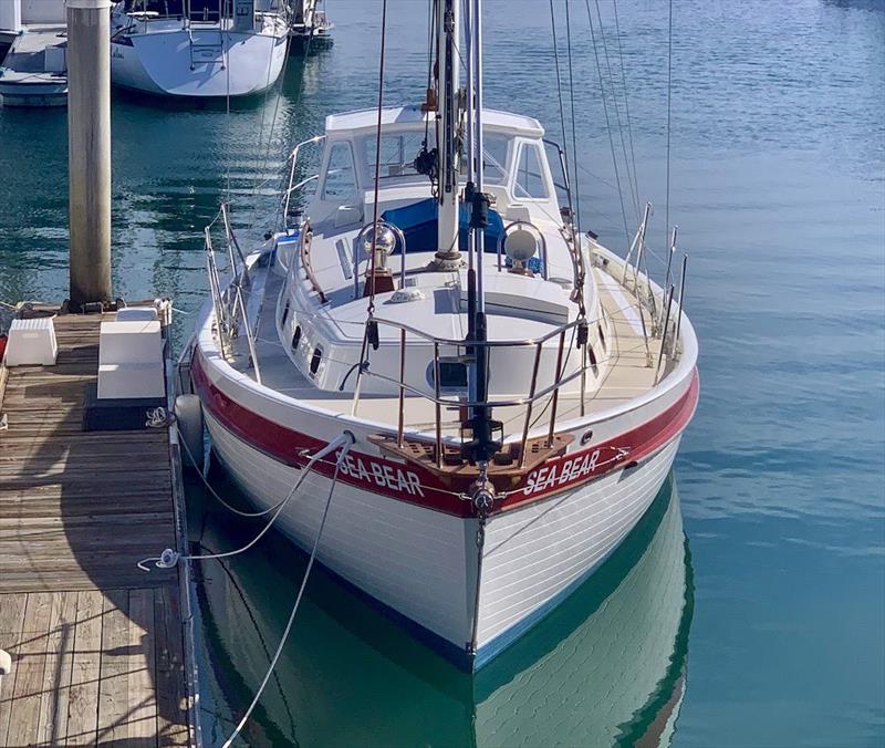 Ross Hubbard – SEA BEAR – Ta Shing Panda 38 (Gary Grant) photo copyright Global Solo Challenge taken at  and featuring the Cruising Yacht class