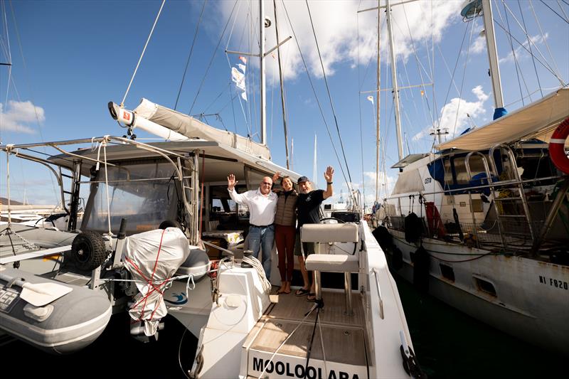 Crew of Nordic Dancer as the Viking Explorers fleet departs from Las Palmas de Gran Canaria - photo © Viking Explorers
