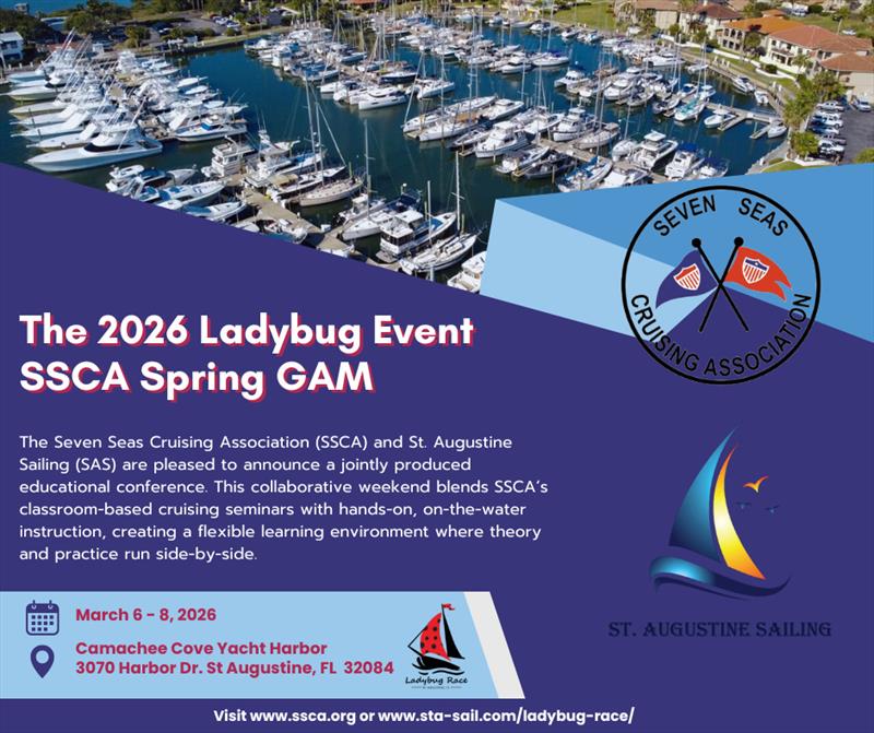 2026 Ladybug Event / SSCA Spring GAM photo copyright SSCA taken at  and featuring the Cruising Yacht class