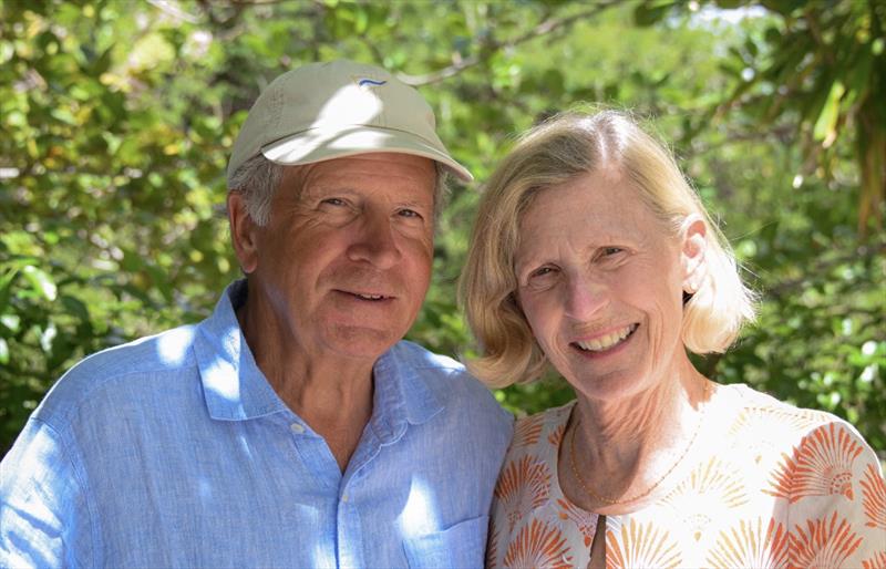 Incoming Commodore A. Chace Anderson with his wife, Josie photo copyright Anderson family taken at Cruising Club of America and featuring the Cruising Yacht class
